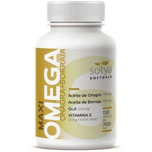 Sotya Maxi Omega 6 - Evening Primrose & Borage - 110 Softgels Sotya Maxi Omega 6 - Evening Primrose & Borage - 110 Softgels