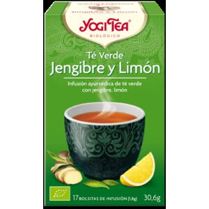 Yogi Tea Green Tea Ginger and Lemon 17 Sachets Bio Yogi Tea Green Tea Ginger and Lemon 17 Sachets Bio