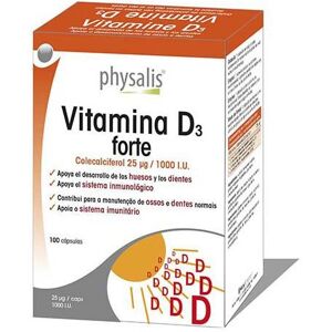 Physalis D3 Forte 100 capsules - Bone & Immune Support Physalis D3 Forte 100 capsules - Bone & Immune Support