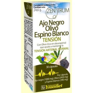 Zentrum Black Garlic, Olive and Hawthorn 30 capsules - Food Supplement Zentrum Black Garlic, Olive and Hawthorn 30 capsules - Food Supplement