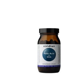 Viridian Folic Acid with DHA - 90 Vegicaps Viridian Folic Acid with DHA - 90 Vegicaps