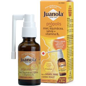 Juanola Propolis Mouth Spray with Honey, Echinacea, Sage and Vitamin Juanola Propolis Mouth Spray with Honey, Echinacea, Sage and Vitamin
