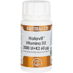 Equisalud Holovit Vitamin D3 2000 UI + K2 60 ug - Dietary Supplement Equisalud Holovit Vitamin D3 2000 UI + K2 60 ug - Dietary Supplement