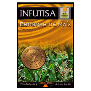 Infutisa Corn Stigmata 25 Envelopes 33 gr Infutisa Corn Stigmata 25 Envelopes 33 gr