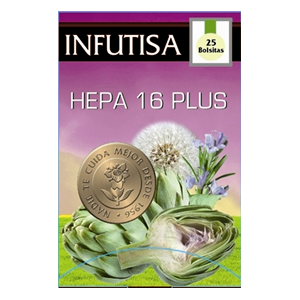 Infutisa Hepa 16 Plus 25 Envelopes 33 gr Infutisa Hepa 16 Plus 25 Envelopes 33 gr