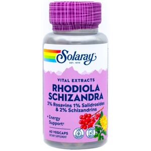 Solaray Rhodiola Schisandra 500mg - Dietary Supplement Solaray Rhodiola Schisandra 500mg - Dietary Supplement