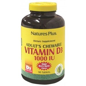 Nature's Plus Vitamin D3 1000iu Chewable Tablets - Vitamins & Supplements Nature's Plus Vitamin D3 1000iu Chewable Tablets - Vitamins & Supplements