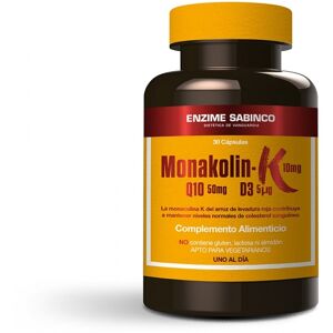Enzime Sabinco Monakolin K Forte+Q10+D3 - Dietary Supplement Enzime Sabinco Monakolin K Forte+Q10+D3 - Dietary Supplement