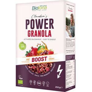 Biotona Power granola boost Muesli - Gluten-Free, Crunchy, Natural Ingredients Biotona Power granola boost Muesli - Gluten-Free, Crunchy, Natural Ingredients