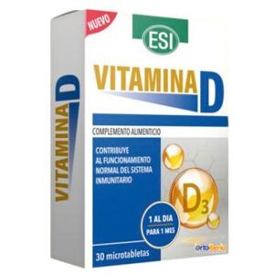 Esi Vitamin D 30 Microtablets - Vitamin D supplement for immune and bone health Esi Vitamin D 30 Microtablets - Vitamin D supplement for immune and bone health