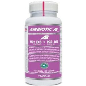 Airbiotic Vitamin D3 + K2 - Support for Bone & Immune Health Airbiotic Vitamin D3 + K2 - Support for Bone & Immune Health