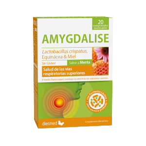 Dietmed Amygdalis Mint Respiratory Tract Chewable Tablets - Dietary Supplement Dietmed Amygdalis Mint Respiratory Tract Chewable Tablets - Dietary Supplement