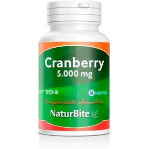 Naturbite Cranberry 5000 mg 60 Capsules Naturbite Cranberry 5000 mg 60 Capsules