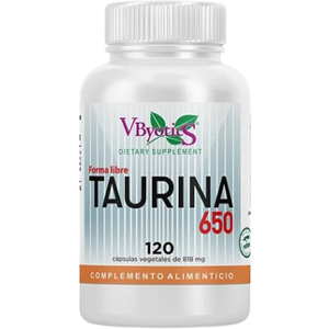 Vbyotics Taurine 650 mg 120 Capsules Vbyotics Taurine 650 mg 120 Capsules