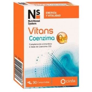 Nutritional System Vitans Coenzyme Q10 30 Tablets - Dietary Supplement Nutritional System Vitans Coenzyme Q10 30 Tablets - Dietary Supplement