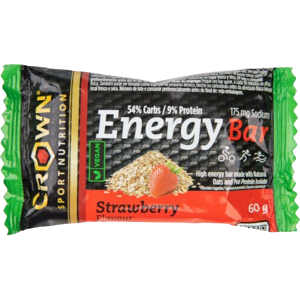 Crown Sport Nutrition Energy Vegan Strawberry Bar 60 gr Crown Sport Nutrition Energy Vegan Strawberry Bar 60 gr