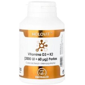 Equisalud Holovit Vitamin D3 2000 IU K2 60 μg - Bone & Immune Support Equisalud Holovit Vitamin D3 2000 IU K2 60 μg - Bone & Immune Support