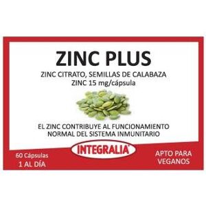 Integralia Zinc Plus 60 capsules - Dietary Supplement Integralia Zinc Plus 60 capsules - Dietary Supplement