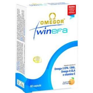 Omegor Twinefa - Omega3 & 6 | 60 Capsules - Dietary Supplement Omegor Twinefa - Omega3 & 6 | 60 Capsules - Dietary Supplement