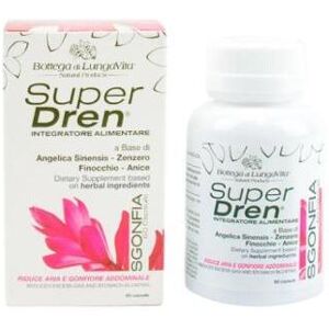 Bottega di Lungavita Ginger Fennel Anise Flat Belly Capsules - Dietary Supplement Bottega di Lungavita Ginger Fennel Anise Flat Belly Capsules - Dietary Supplement