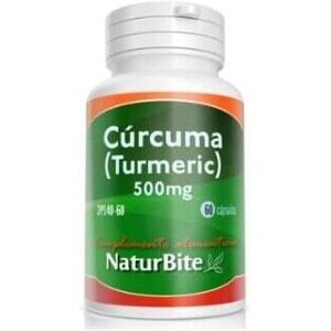 Naturbite Turmeric Turmeric 500 mg 60 Capsules Naturbite Turmeric Turmeric 500 mg 60 Capsules