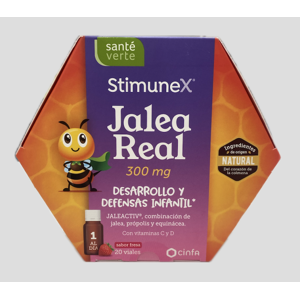 Santé Verte Stimunex Children's Royal Jelly 300 mg 20 Vials Santé Verte Stimunex Children's Royal Jelly 300 mg 20 Vials