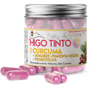 Tuno Canarias Red Fig with Turmeric Ginger Black Pepper 90 Capsules Tuno Canarias Red Fig with Turmeric Ginger Black Pepper 90 Capsules