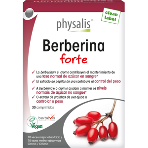 Physalis Berberine Forte 30 Vegan Tablets Physalis Berberine Forte 30 Vegan Tablets