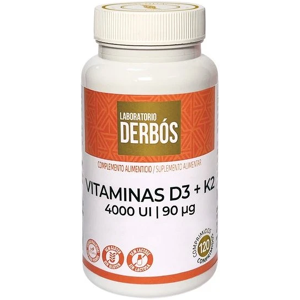 Derbós Vitamin D3 K2 4000 IU - Bone & Heart Support Derbós Vitamin D3 K2 4000 IU - Bone & Heart Support