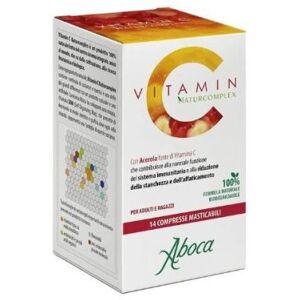 Aboca Vitamin C Naturcomplex 14 Chewable Tablets 14 Capsules Aboca Vitamin C Naturcomplex 14 Chewable Tablets 14 Capsules