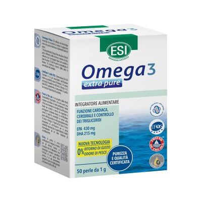 ESI Omega 3 Extra Pure - Fish Oil Supplement for Heart, Brain & Vision ESI Omega 3 Extra Pure - Fish Oil Supplement for Heart, Brain & Vision