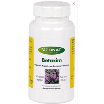 Mednat Betazim 60 Vegetable Capsules - Dietary Supplement Mednat Betazim 60 Vegetable Capsules - Dietary Supplement