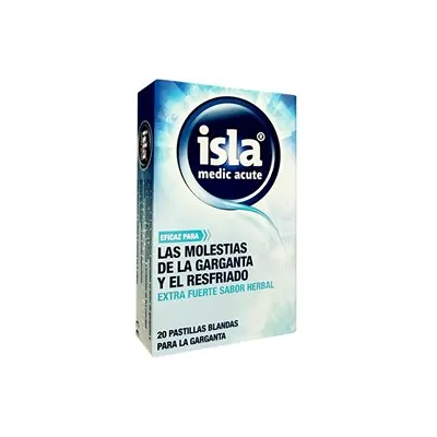 Isla Medic Acute Pastillas Blandas para Garganta Extra Fuerte Herbal - Medicinal lozenge Isla Medic Acute Pastillas Blandas para Garganta Extra Fuerte Herbal - Medicinal lozenge