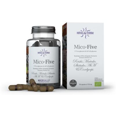 Hifas da Terra Mico Five - Immune Support - 594mg - 62 Capsules Hifas da Terra Mico Five - Immune Support - 594mg - 62 Capsules