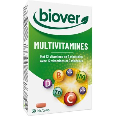 Biover Multivitamin - Basic 30 capsules - Multivitamin supplement for adults Biover Multivitamin - Basic 30 capsules - Multivitamin supplement for adults