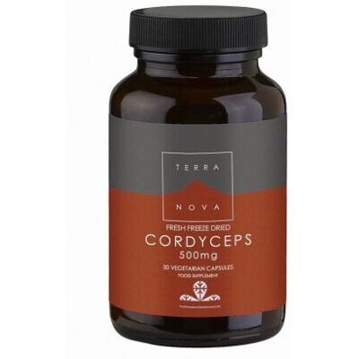 Terra Nova Cordyceps 500mg Vegicaps - Dietary Supplement Terra Nova Cordyceps 500mg Vegicaps - Dietary Supplement