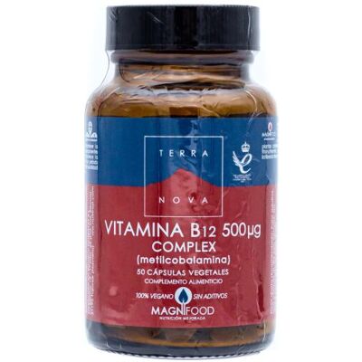 Terra Nova Vitamin B12 500ug Complex Vegicaps - Vitamin B12 Supplement Terra Nova Vitamin B12 500ug Complex Vegicaps - Vitamin B12 Supplement