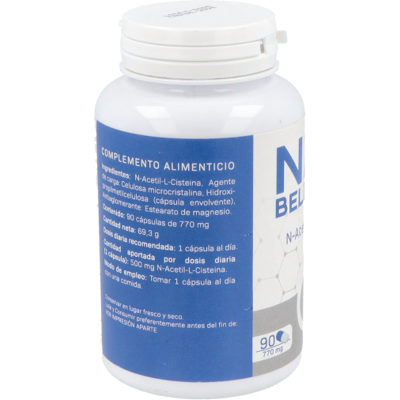 Jellybell N-Acetyl-L-Cysteine 90 capsules of 770mg - Dietary Supplement Jellybell N-Acetyl-L-Cysteine 90 capsules of 770mg - Dietary Supplement