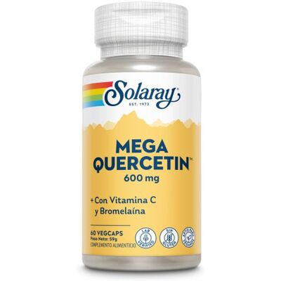 Solaray Mega Quercetin 60 Vegetable Capsules - Dietary Supplement Solaray Mega Quercetin 60 Vegetable Capsules - Dietary Supplement
