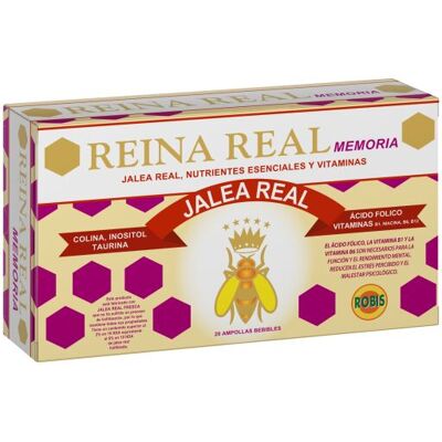Robis Reina Real Memory 20 Ampoules - Cognitive Support Robis Reina Real Memory 20 Ampoules - Cognitive Support