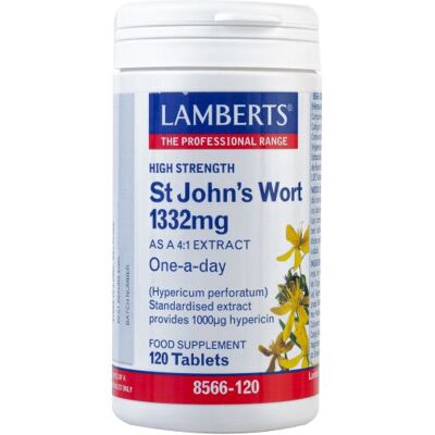 Lamberts St John’s Wort 120 Tablets - Herbal Supplement for Mood Support Lamberts St John’s Wort 120 Tablets - Herbal Supplement for Mood Support