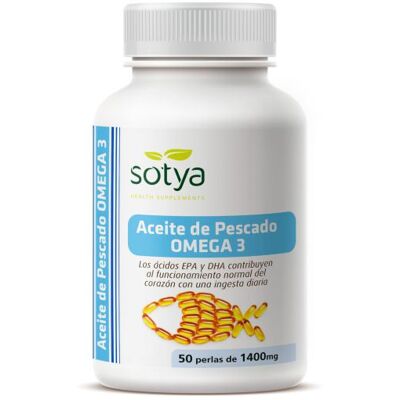 Sotya Omega 3 Fish Oil 1400 mg 50 Pearls - Fish Oil Supplement Sotya Omega 3 Fish Oil 1400 mg 50 Pearls - Fish Oil Supplement