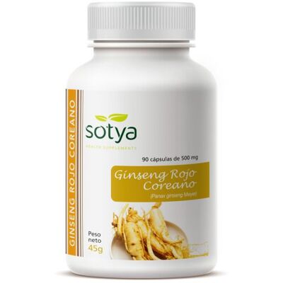 Sotya Korean Red Ginseng - 90 Capsules - Supports immune system Sotya Korean Red Ginseng - 90 Capsules - Supports immune system