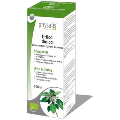 Physalis Urtica dioica extract Bio - Organic Nettle Drops - 100ml Physalis Urtica dioica extract Bio - Organic Nettle Drops - 100ml