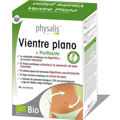 PHYSALIS Vientre Plano Bio 45 Comprimidos - Dietary Supplement PHYSALIS Vientre Plano Bio 45 Comprimidos - Dietary Supplement
