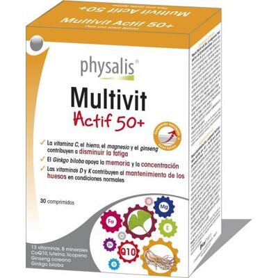 Physalis Multivit Actif 50+ - Multivitamin supplement Physalis Multivit Actif 50+ - Multivitamin supplement
