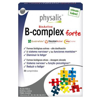 Physalis B-complex forte - Complete B Vitamins for Nervous System Physalis B-complex forte - Complete B Vitamins for Nervous System