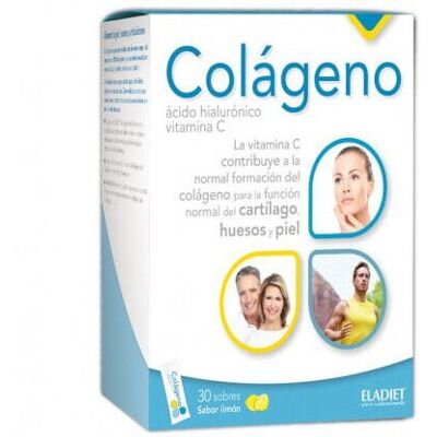 Eladiet Collagen - Hydrolyzed Collagen with Vitamin C - 30 Sachets Eladiet Collagen - Hydrolyzed Collagen with Vitamin C - 30 Sachets