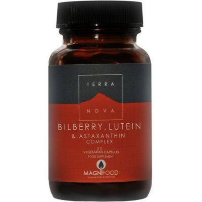 Terra Nova Bilberry, Lutein & Astaxanthin Complex - 50 Vegicaps Terra Nova Bilberry, Lutein & Astaxanthin Complex - 50 Vegicaps
