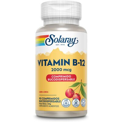 Solaray Vitamin B12 2000mcg Sublingual - Dietary Supplement Solaray Vitamin B12 2000mcg Sublingual - Dietary Supplement